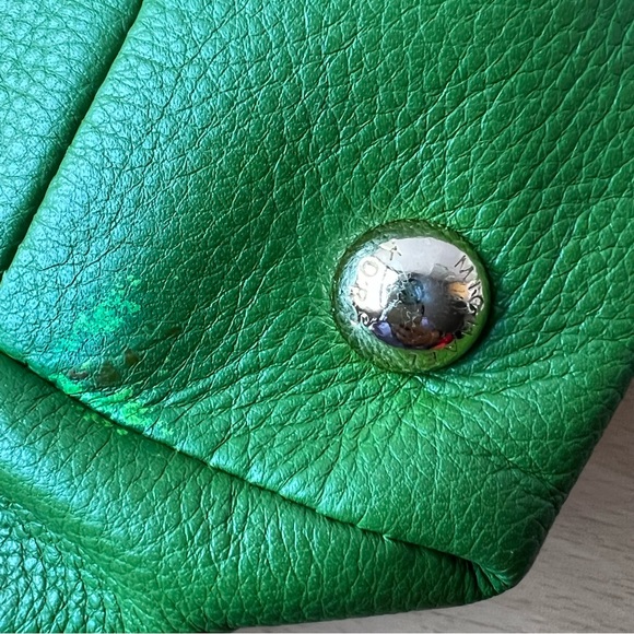 Michael Kors pebbled leather green tote bag EXCELLENT condition - Picture 16 of 16